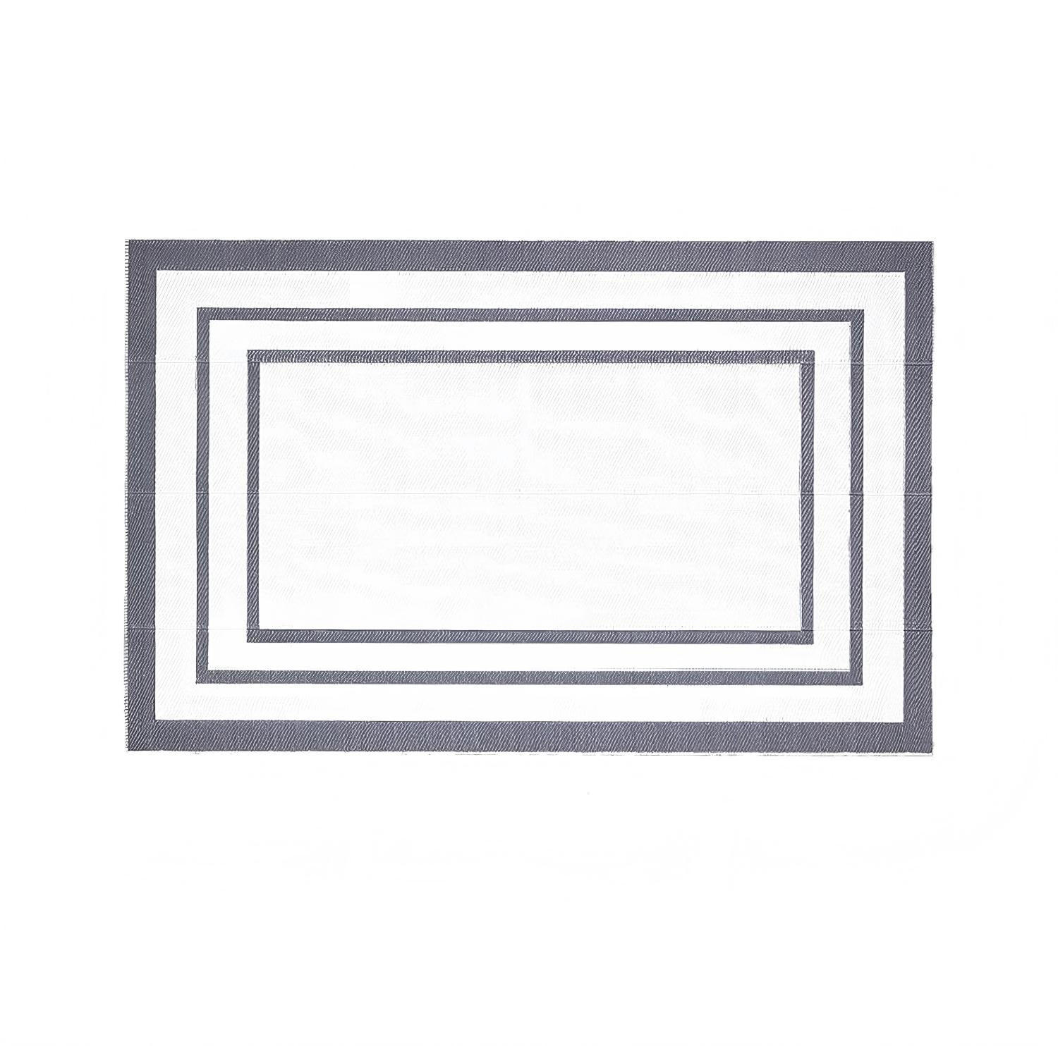 TEPPICH Hom031 Grau 150 x 240 cm - Dunkelgrau, Fell (180/270cm) - Homaxy