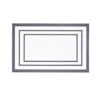 TEPPICH Hom031 Grau 150 x 240 cm - Dunkelgrau, Fell (180/270cm) - Homaxy