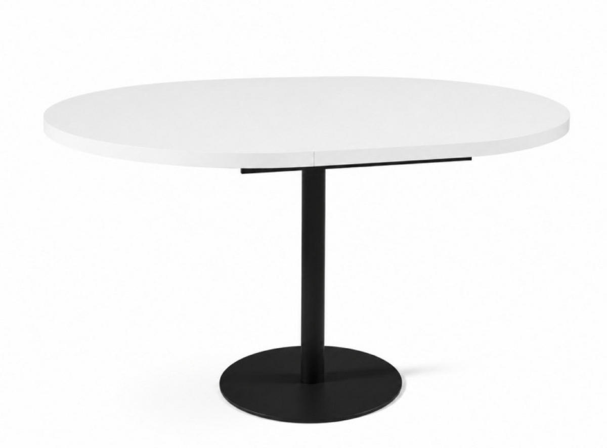 TISCH Weiss Bartek Ausziehbar - Weiß, Holzwerkstoff (100/100/76cm) - Sepro Meble