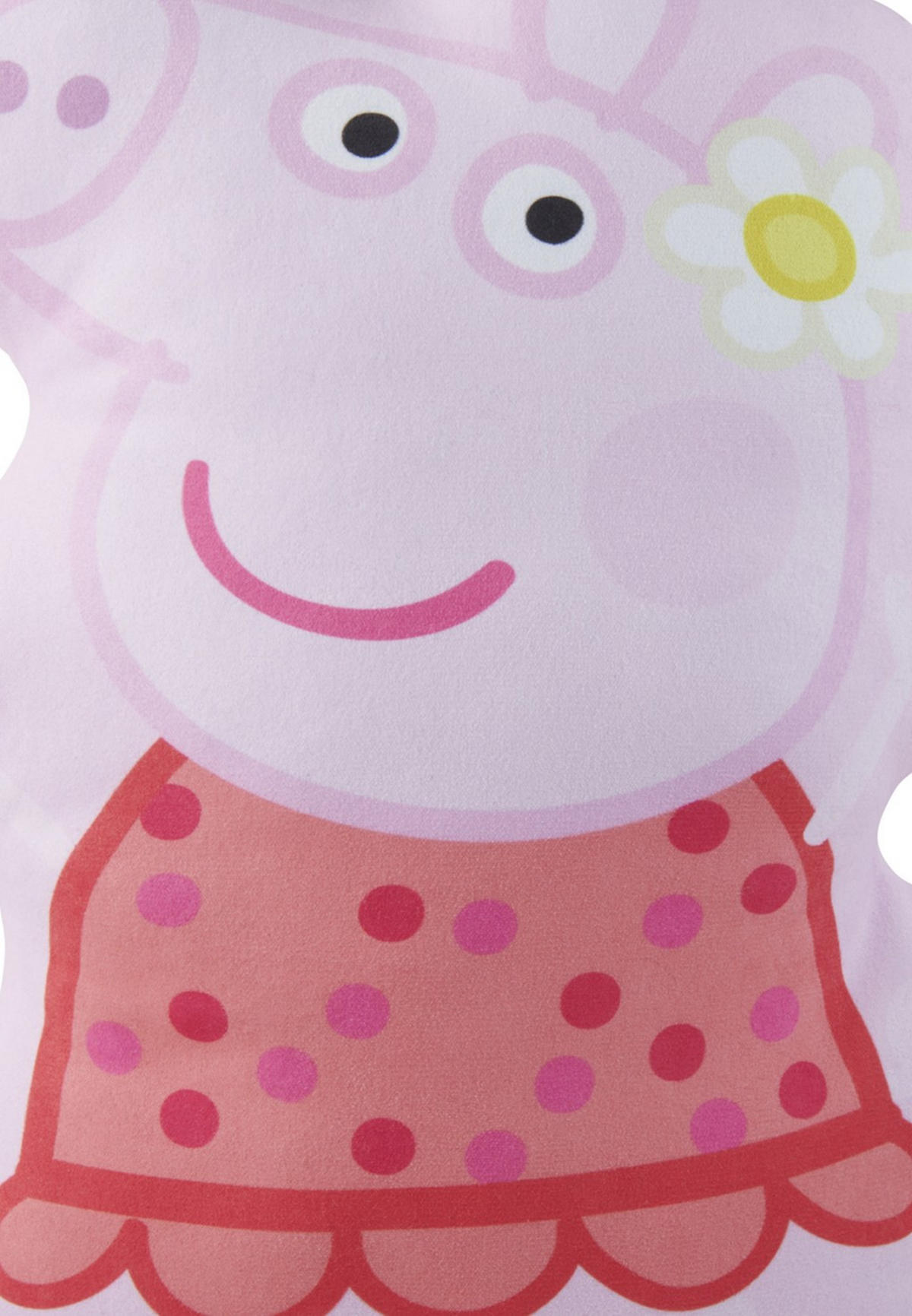 KINDERKISSEN Peppa Wutz Peppa Pig Rosa 37 x 26 cm - Rosa, Textil (37/26cm) - United Labels
