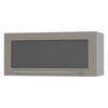 KLAPPHÄNGESCHRANK Kvantum W4BS/80 Beige Matt / Grau Matt 80 / 32,5 / 36cm - Beige/Grau, Holz/Holzwerkstoff (80/36/32.5cm) - Feldmann-Wohnen