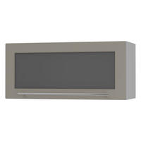 KLAPPHÄNGESCHRANK Kvantum W4BS/80-AV Beige Matt / Grau Matt 80 / 32,5 / 36cm - Beige/Grau, Holz/Holzwerkstoff (80/36/32.5cm) - Feldmann-Wohnen