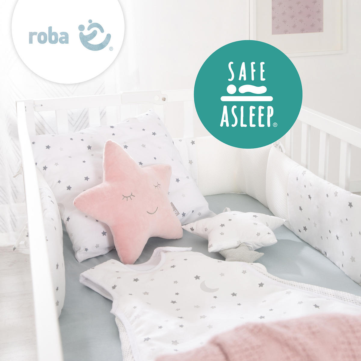 BABYBETTMATRATZE Air Balance EASY 70 x 140 cm - Weiß, Textil (70/140cm) - Roba