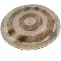 TEPPICH Beige natürlich Boho 200 x 200 x 1 cm - Beige, Kunststoff (200/200cm) - DKD Home Decor