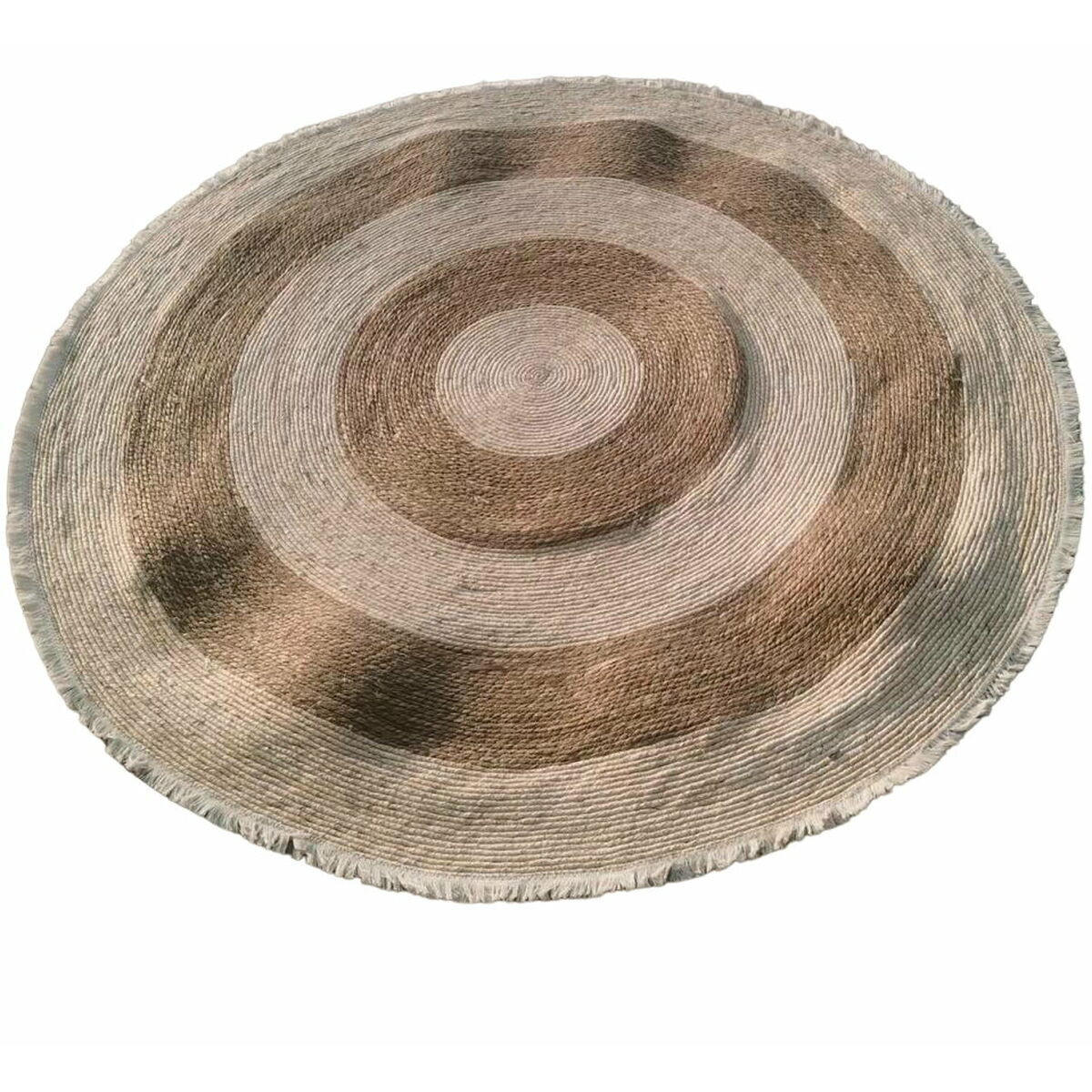 TEPPICH Beige natürlich Boho 200 x 200 x 1 cm - Beige, Kunststoff (200/200cm) - DKD Home Decor