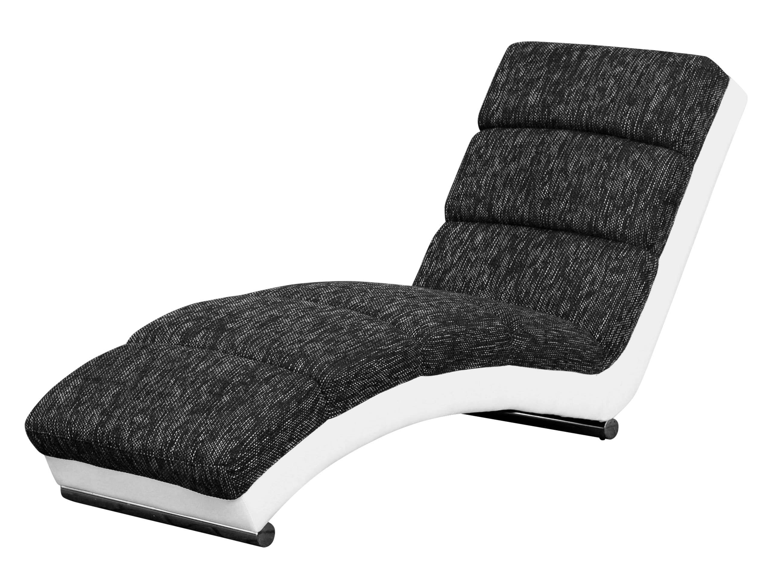RELAXLIEGE Holiday - Chromfarben/Dunkelgrau, Holz (62/84/180cm) - MIRJAN24