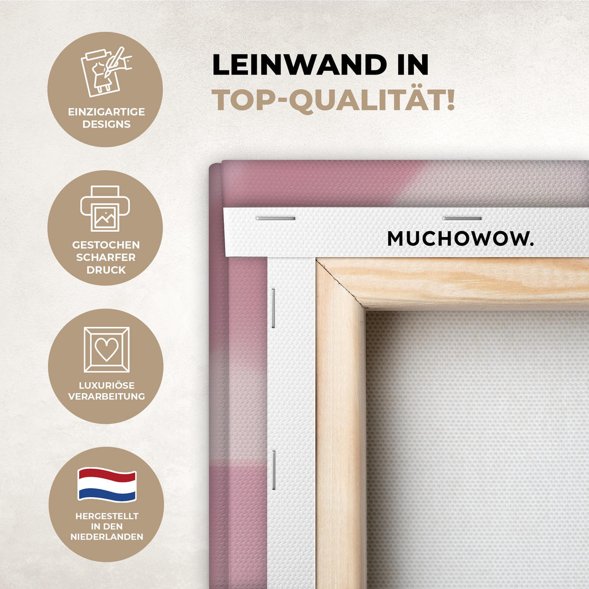 LEINWANDBILD Disco - Obst - Glitzer - Erdbeere 40x30 cm - Pink, Textil (40/30cm) - MuchoWow