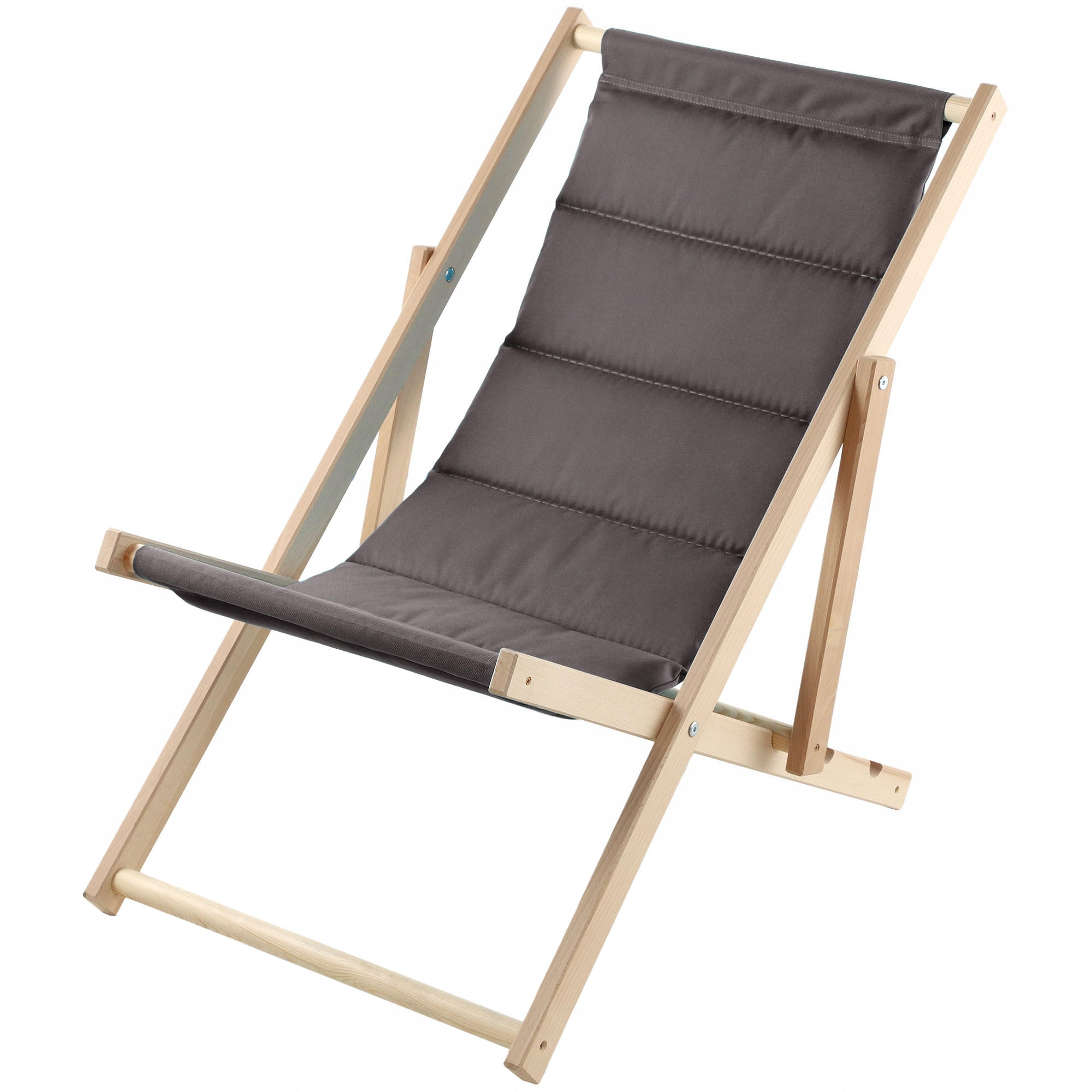 Kadax Strandliege Grau 53x81 cm