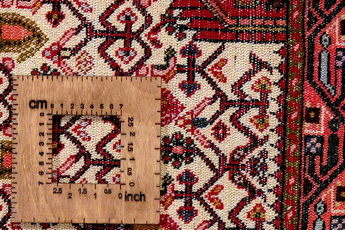 LÄUFER Orient handgeknüpft Assadabad Beige, Rot 192/80 cm Schurwolle - Beige/Rot, Textil (80/192cm) - Looma