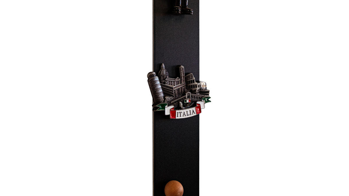 MAGNETPLATTE rahmenloses SLIMboard - Kreideoberfläche - 60x5 cm - Schwarz, Metall (60/5/0.3cm) - ALLboards