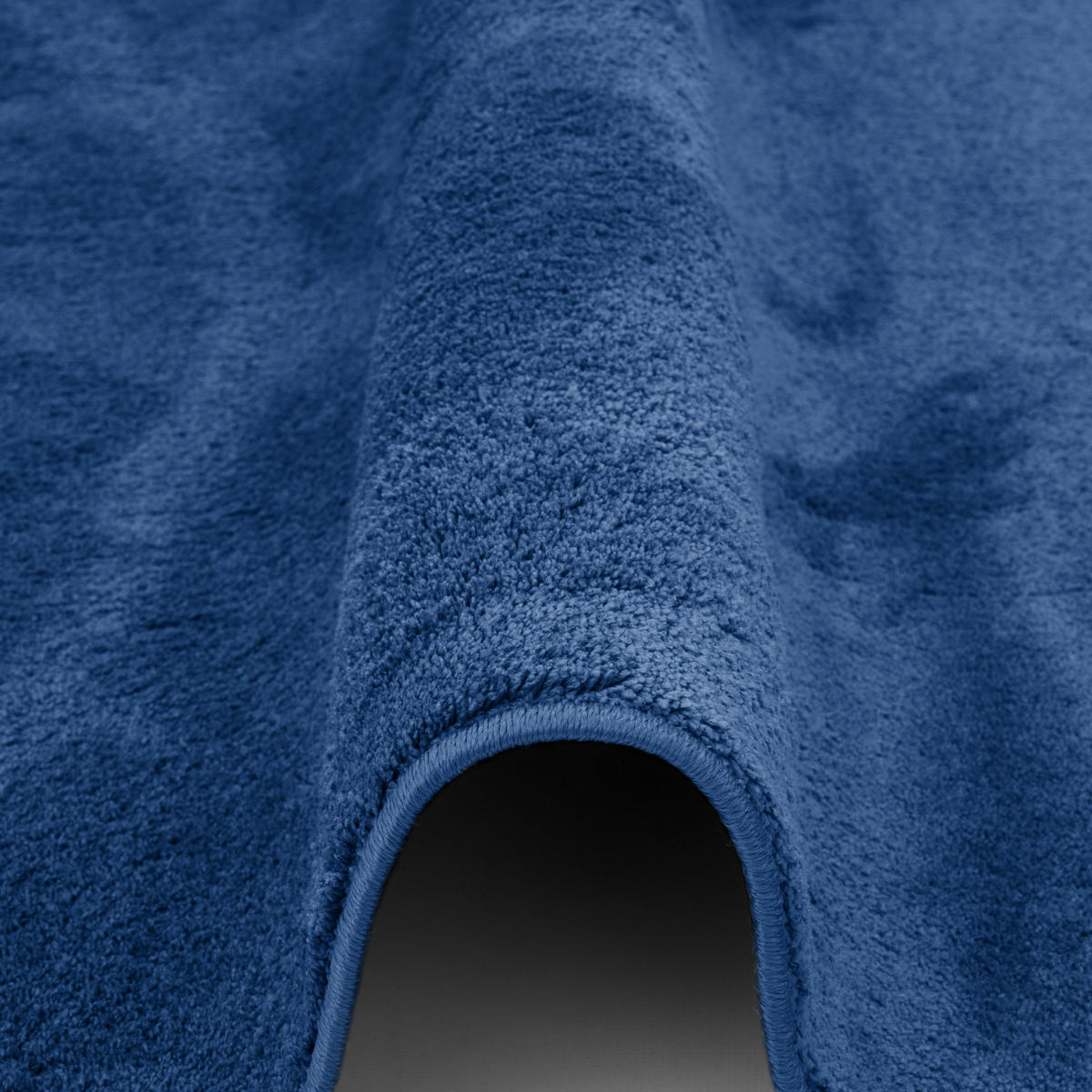 HOCHFLOR LANGFLOR TEPPICH SUPER SOFT MELIA - Dunkelblau, Textil (140/200cm) - Pergamon