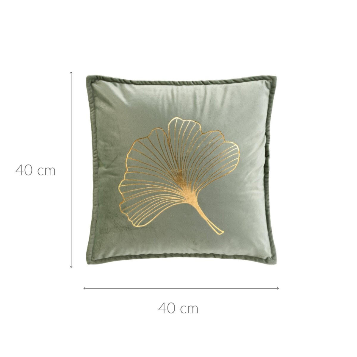 DEKOKISSEN Glama 45/45 cm - Grün, Textil (45/45cm) - Douceur d´intérieur