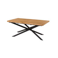 ESSTISCH ausziehbar 160-220x90x76 Akazie natur lackiert LONDON #100 - Naturfarben, Holz (160/90/76cm) - Massivmoebel24