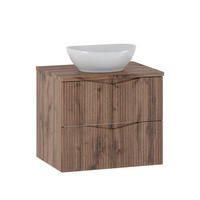 WASCHTISCH 60.6cm Tao Holz - Braun, Holzwerkstoff (60.6/50/45.8cm) - Petits-meubles