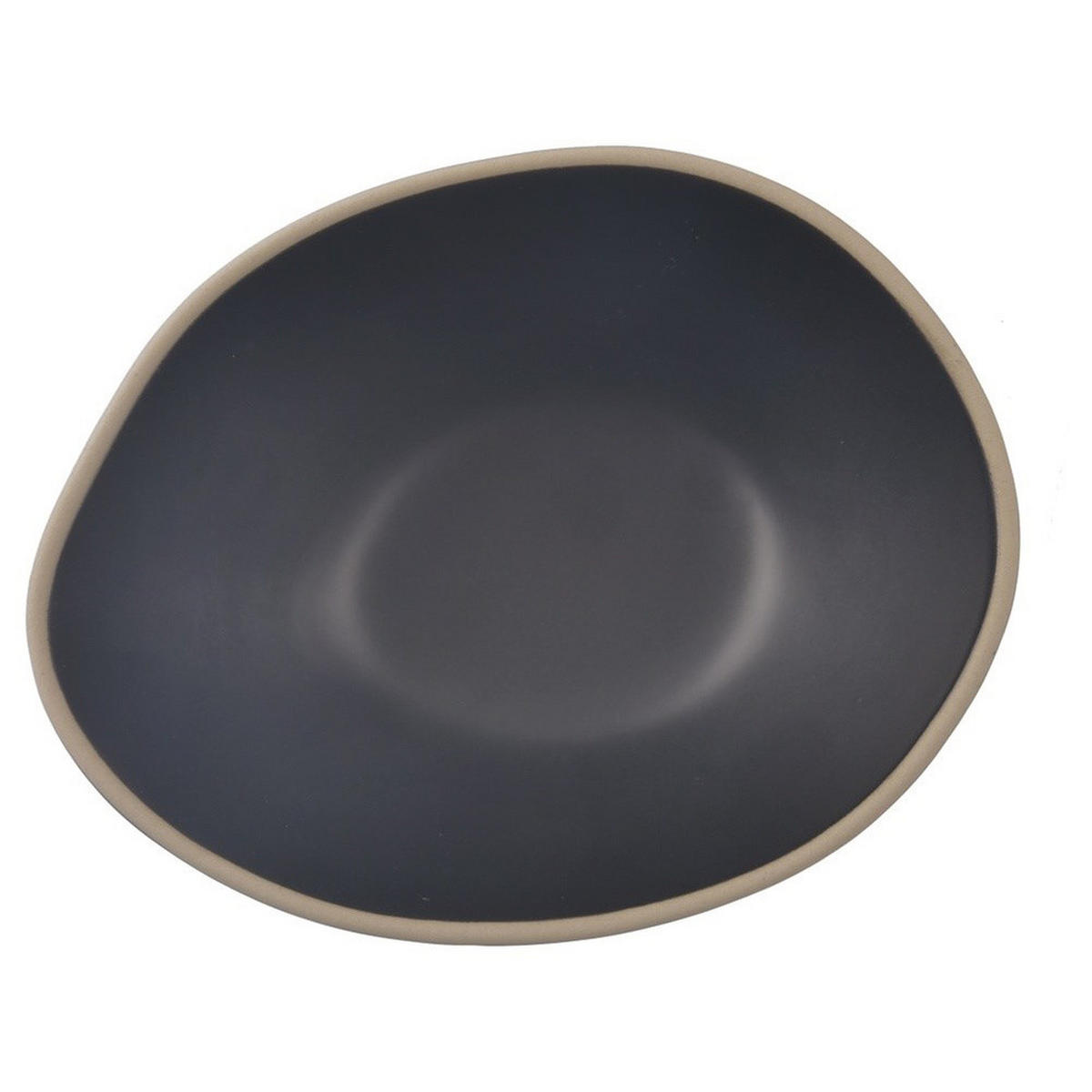 SNACKSCHALE Keramik 130 ml Schwarz - Schwarz, Keramik (8.5/11/4.5cm) - Orion 