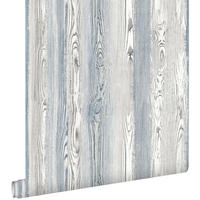TAPETE Holzoptik 53 cm x 10.05 m - Grau, Papier (53/1000cm) - ESTAhome