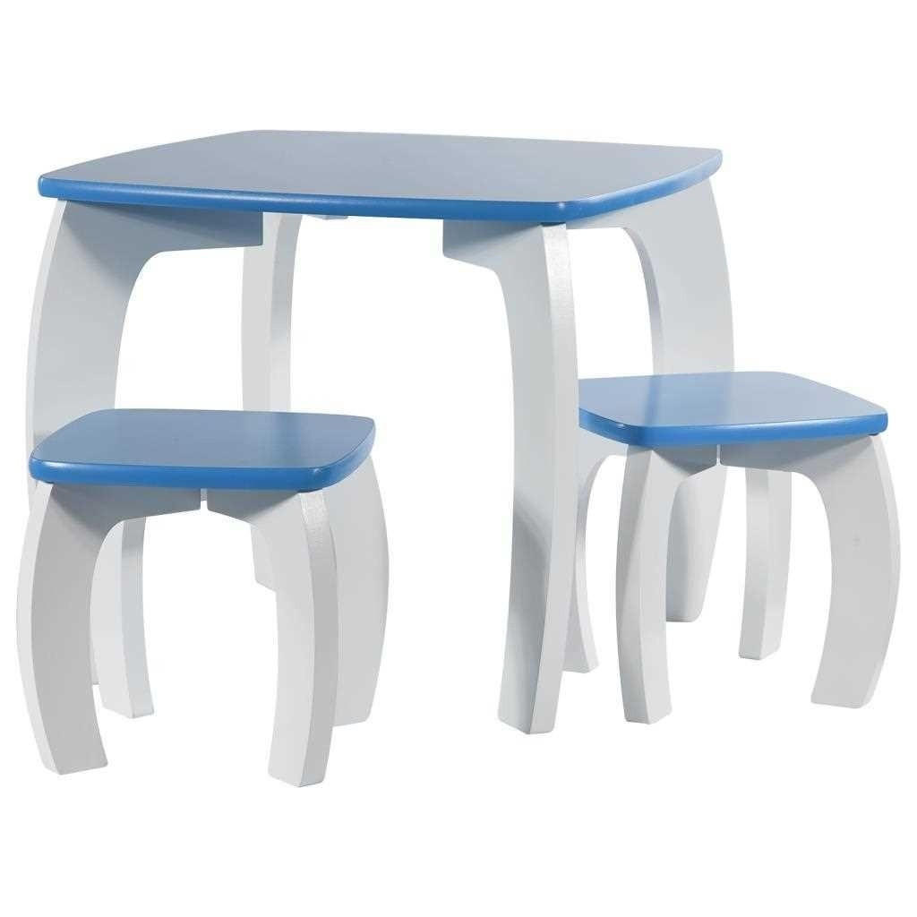 Wanderlust Hocker Blau 96x42x48 cm