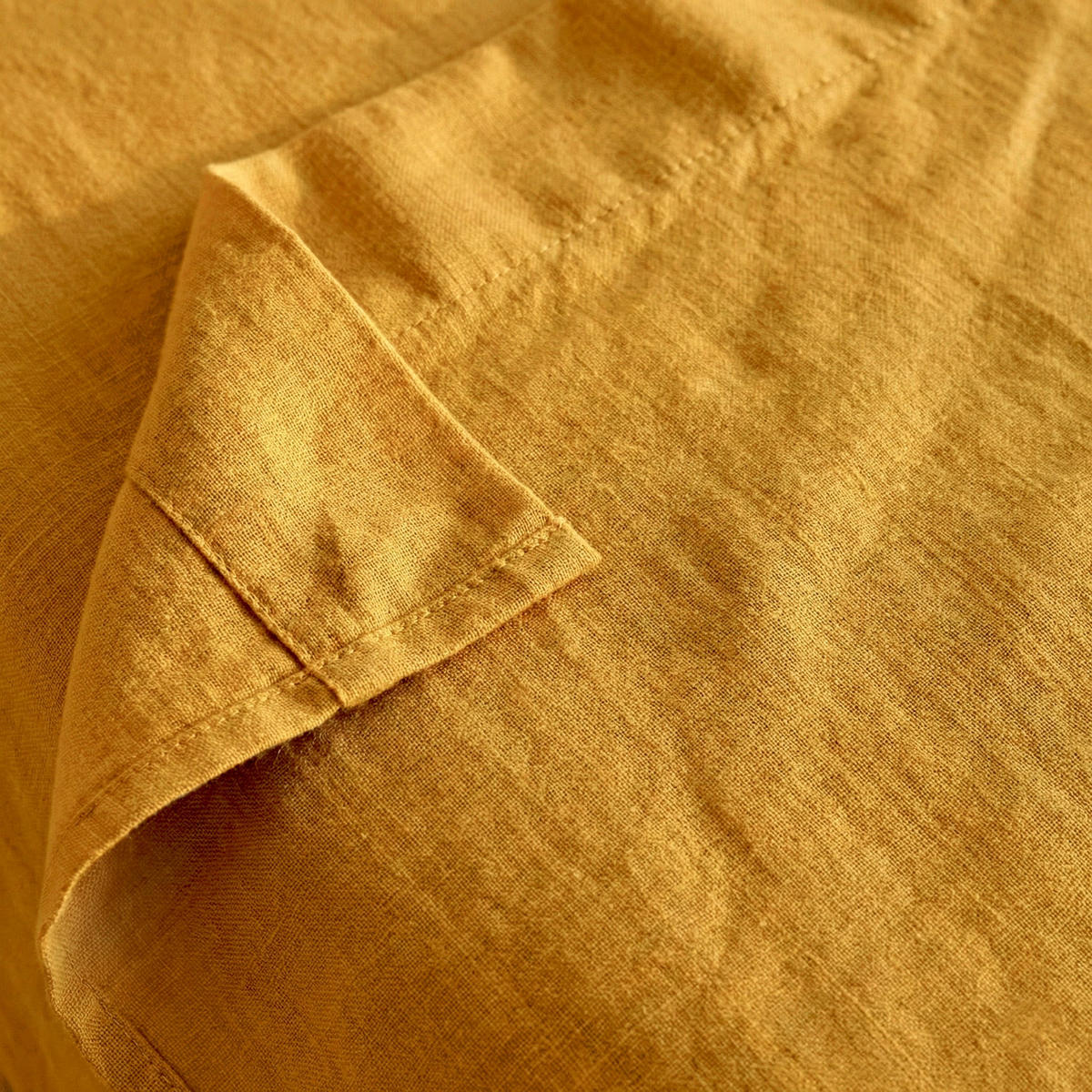 OBERLAKEN Basic Senfgelb 210x270 cm (Komfortgrösse) - Gelb, Textil (210/270cm) - Happy Friday