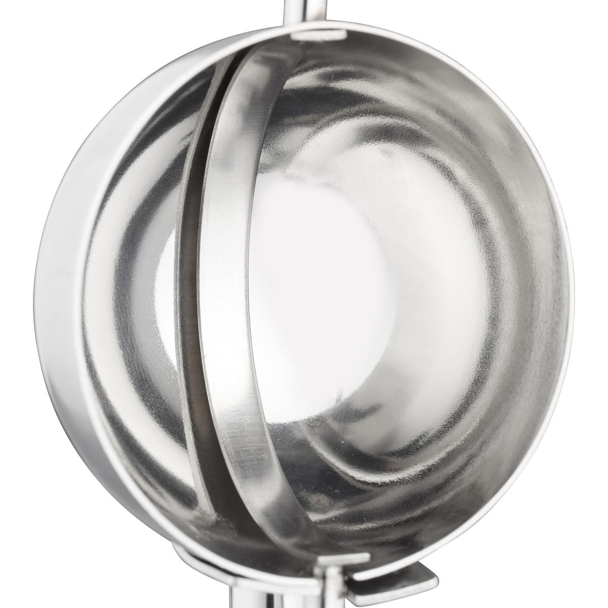 EISPORTIONIERER - Silberfarben, Metall (6/22.5/3.5cm) - Relaxdays