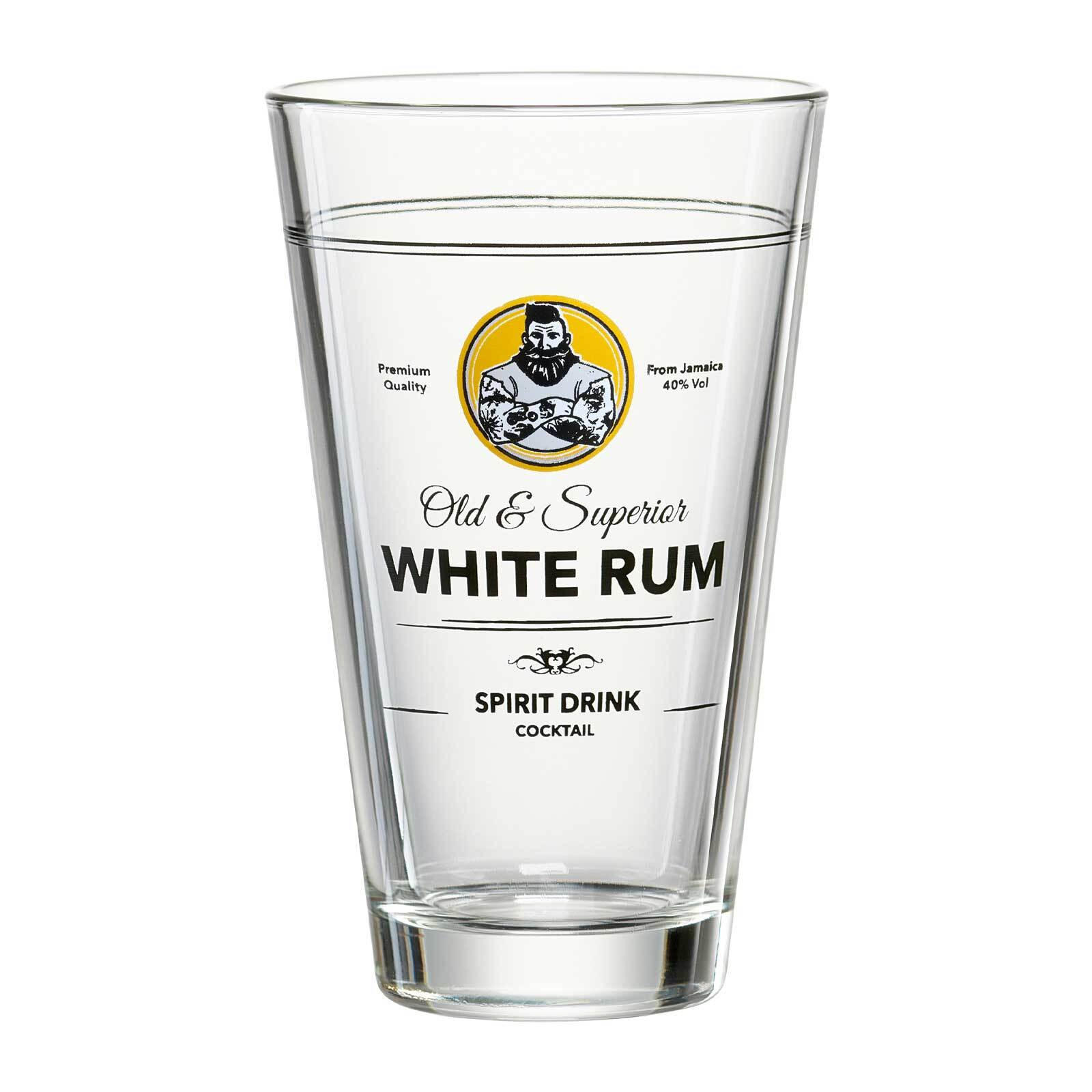 WHITE RUM BECHER SPIRITS transparent 330 ml 6er Set - Transparent, Glas (0.33L) - Ritzenhoff Breker