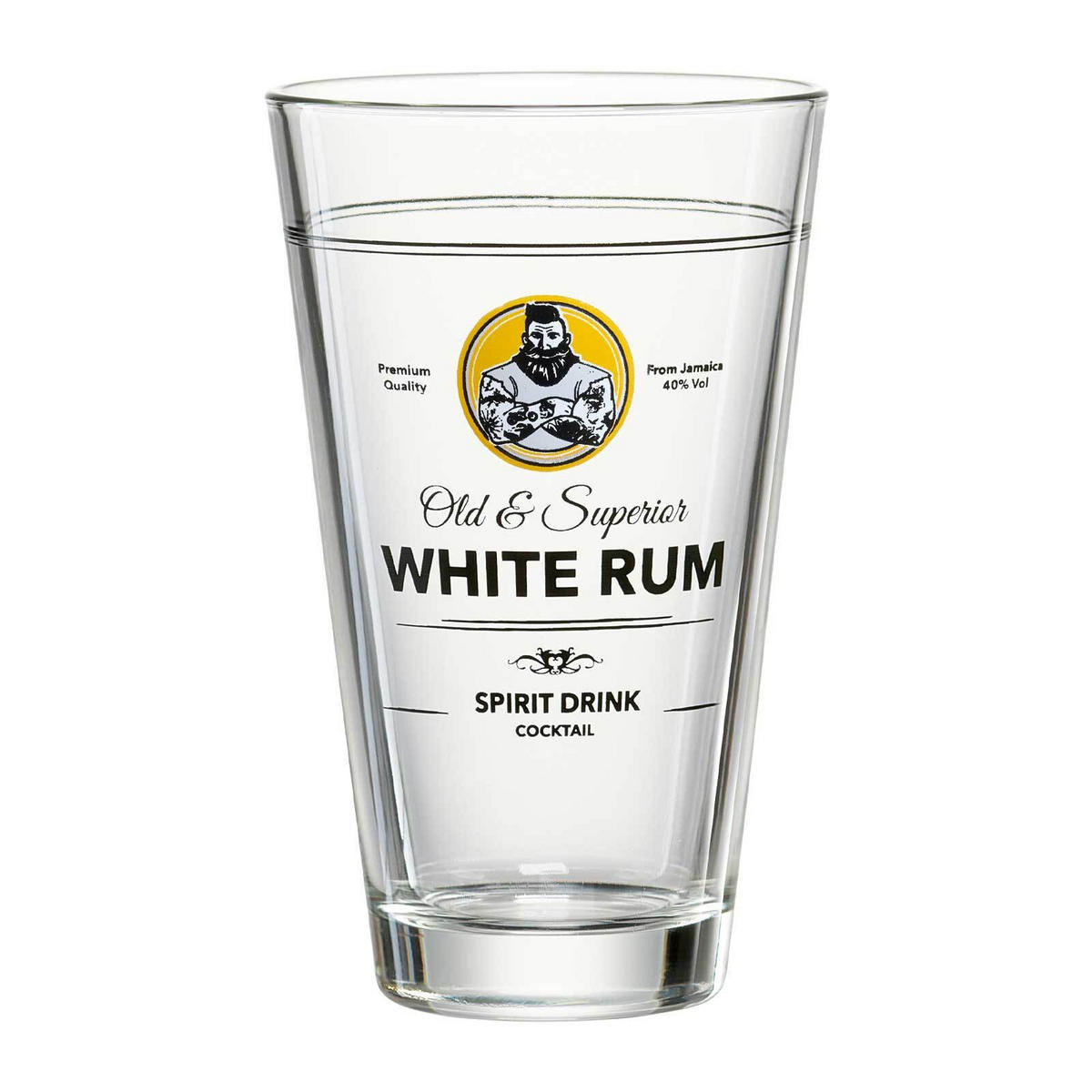 WHITE RUM BECHER SPIRITS transparent 330 ml 6er Set - Transparent, Glas (0.33L) - Ritzenhoff Breker