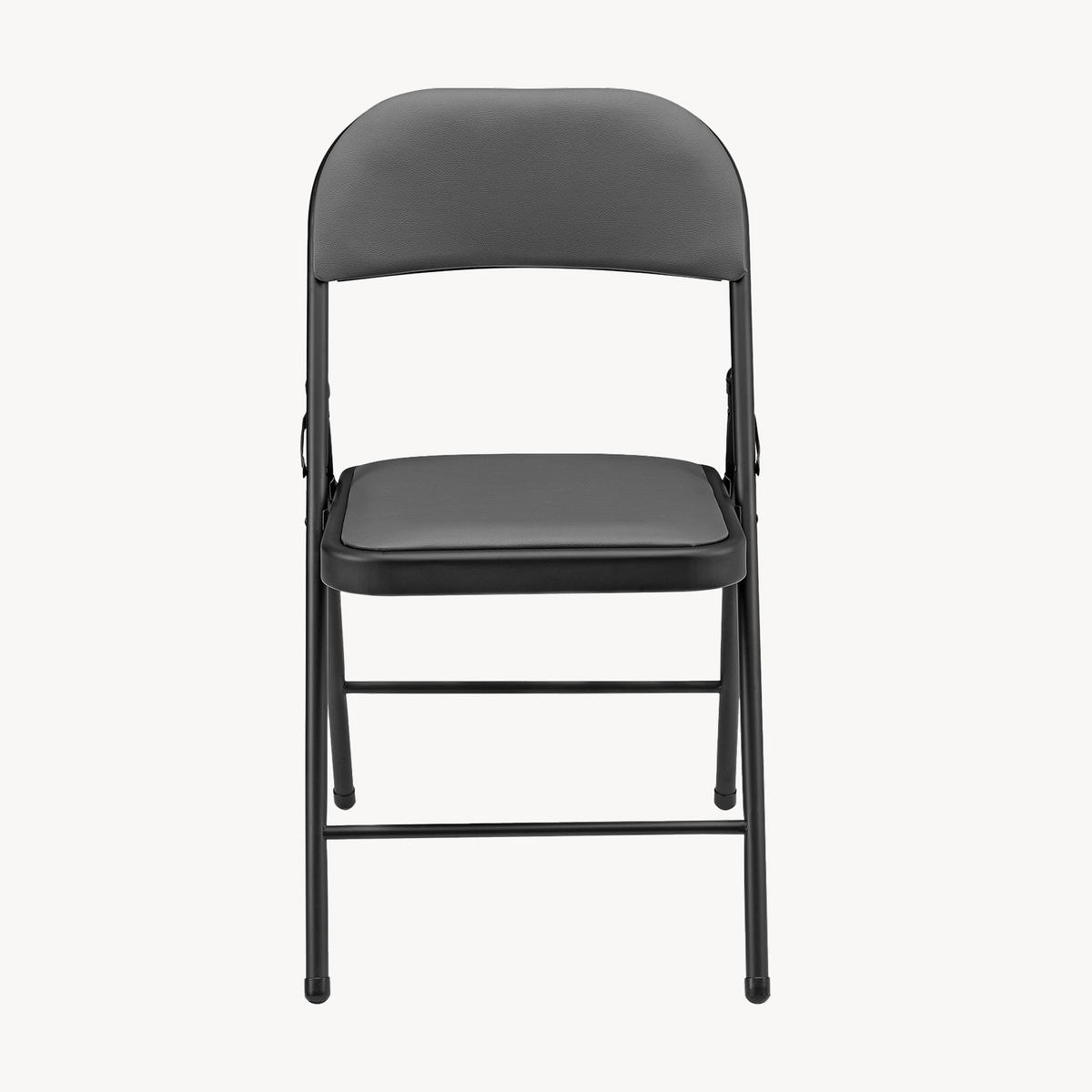 SADA ŽIDLIČEK 6 KS - šedá/černá, kov/plast (46/80/50cm) - pro.tec