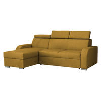 ECKSOFA Oslo 2rLC - Gelb/Silberfarben, Holz/Textil (235/170cm) - MIRJAN24