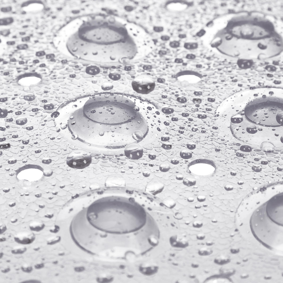 BADEWANNENMATTE - Transparent, Kunststoff (97/39cm) - Relaxdays