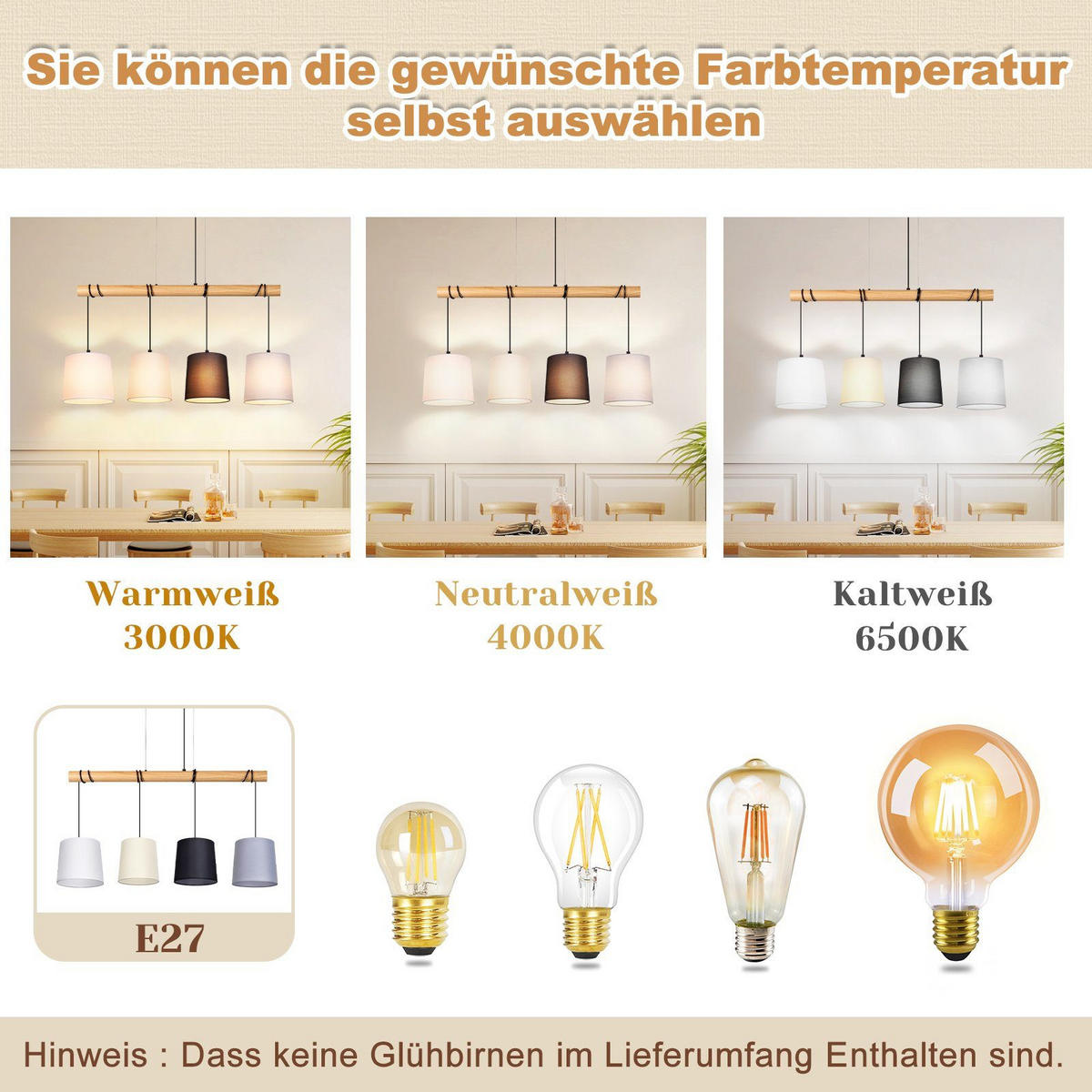 HÄNGELEUCHTE Eindruck 80/18/175 cm - Braun, Holzwerkstoff (80/18/175cm) - Nettlife