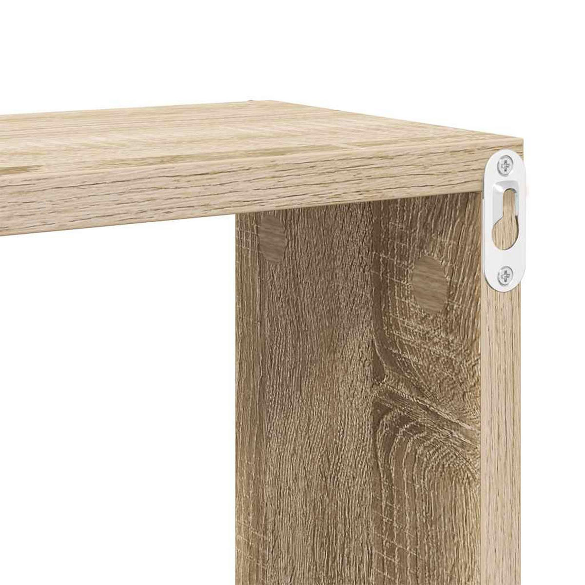 WÜRFELREGALE 2er Set Sonoma-Eiche 30/15/30 Cm - Braun, Holzwerkstoff (30/30/15cm) - vidaXL