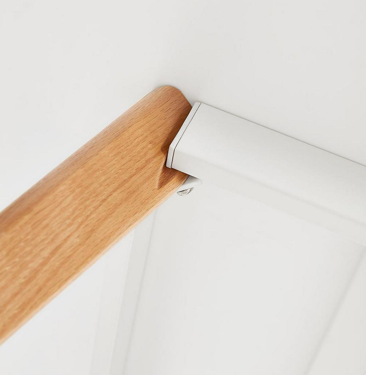 ESSTISCH Massivholz Rechteckig Skandi-Stil ZELAX, Weiß-Beige 120x80x77 cm - Beige/Weiß, Eichenholz/Holz (80/120/77cm) - KADIMA DESIGN