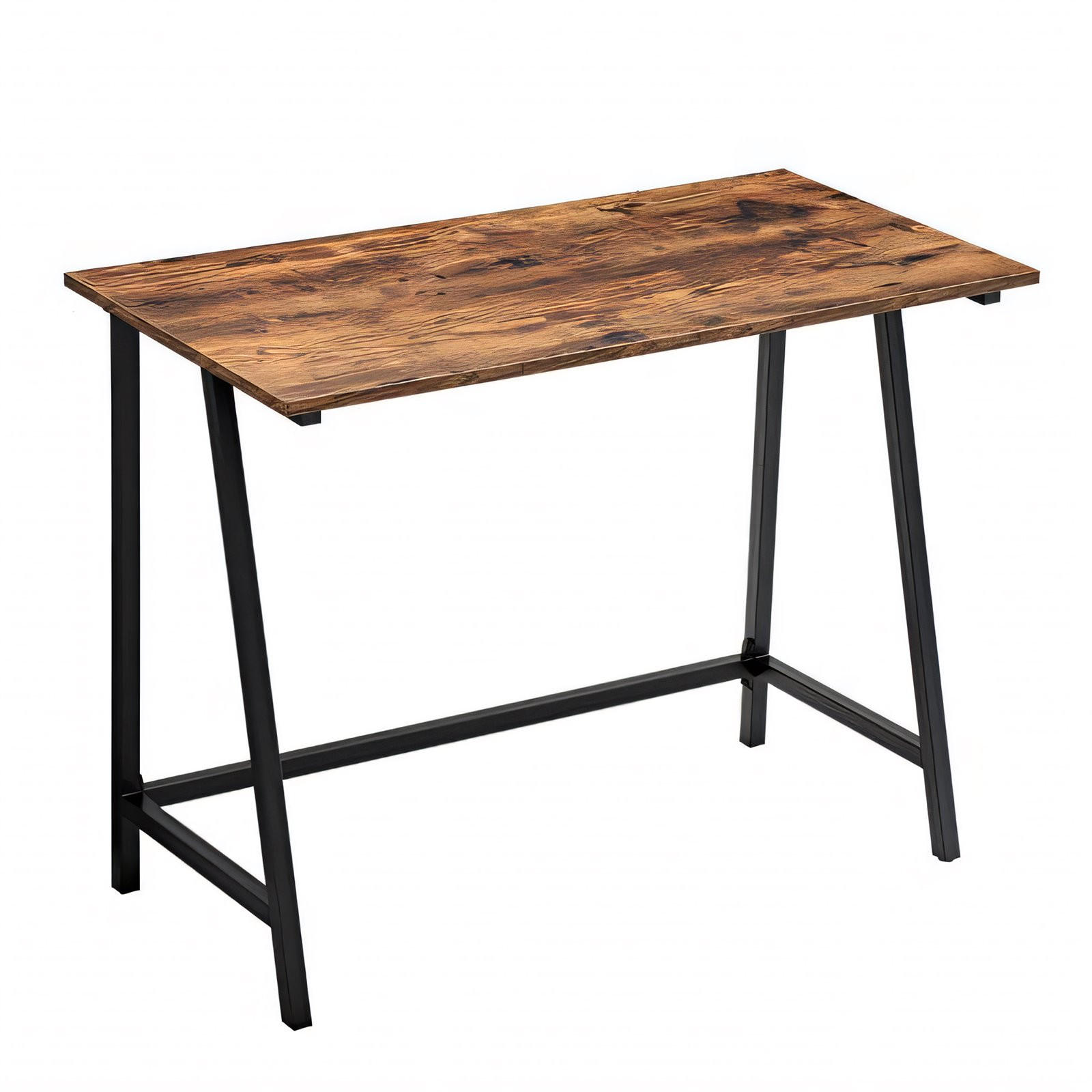 Begryf Schreibtisch Dunkelbraun, Schwarz 100x75x50 cm