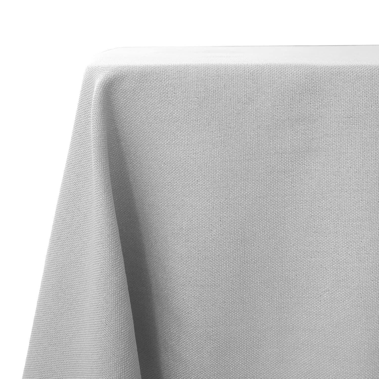 TISCHDECKE Abwaschbar Reisgrau 140 x 180 cm Leinenoptik - Grau, Textil (180/140/1.5cm)