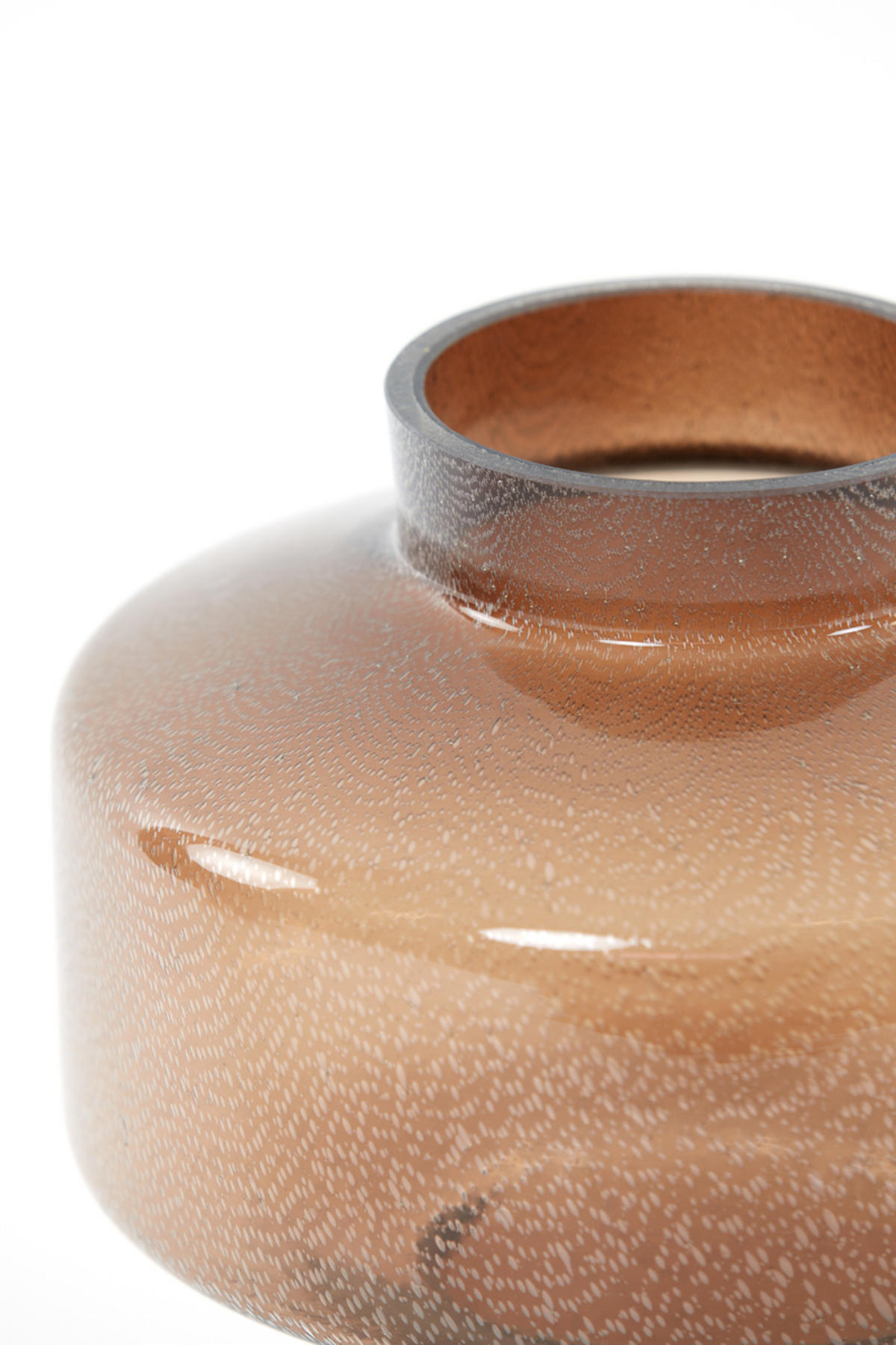 VASE Trasmon Braun Ø23,5/29,5 cm - Braun, Glas (23.5/29.5cm) - Light & Living