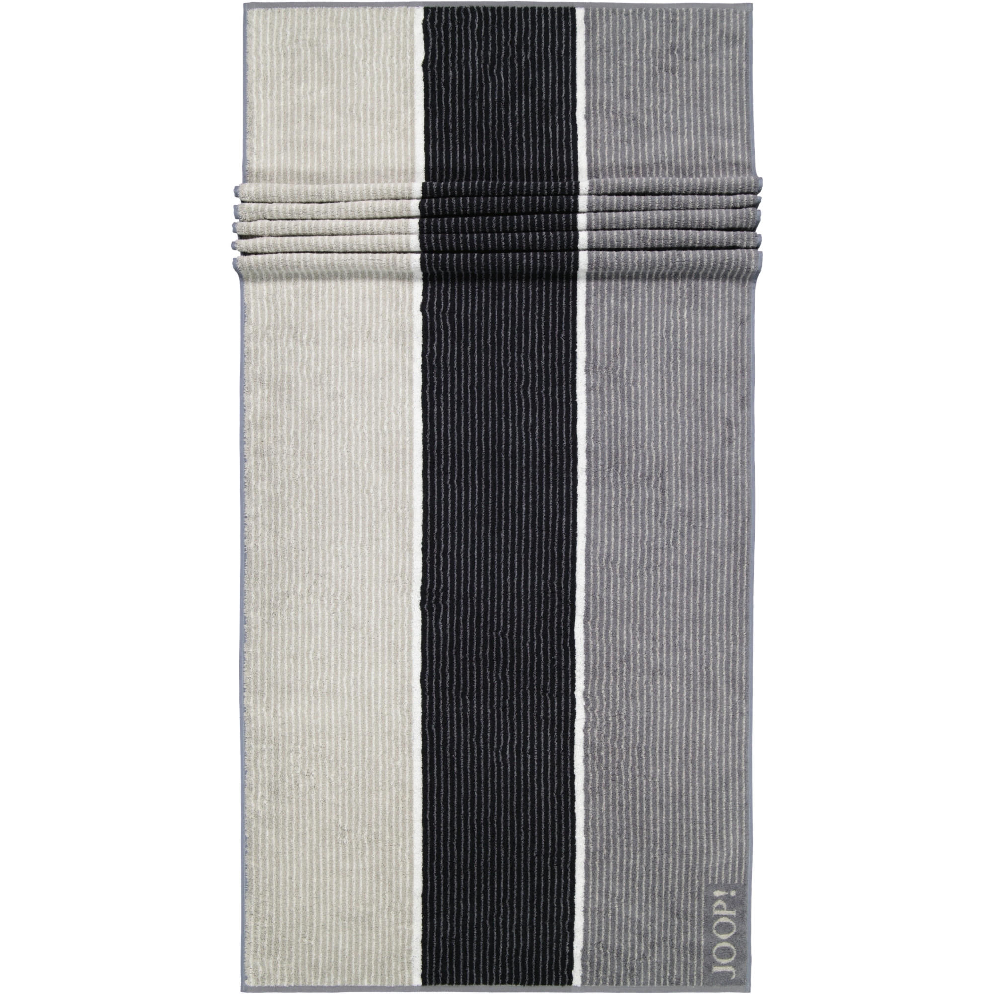 SAUNATUCH SIGNATURE LINES 1658 SCHWARZ - 97 - Schwarz, Textil (80/200cm) - Joop!