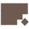 SPIELMATTE ab Null - 180/90/1 cm Puzzlematte Braun - Braun, Kunststoff (30/30cm) - Littletom
