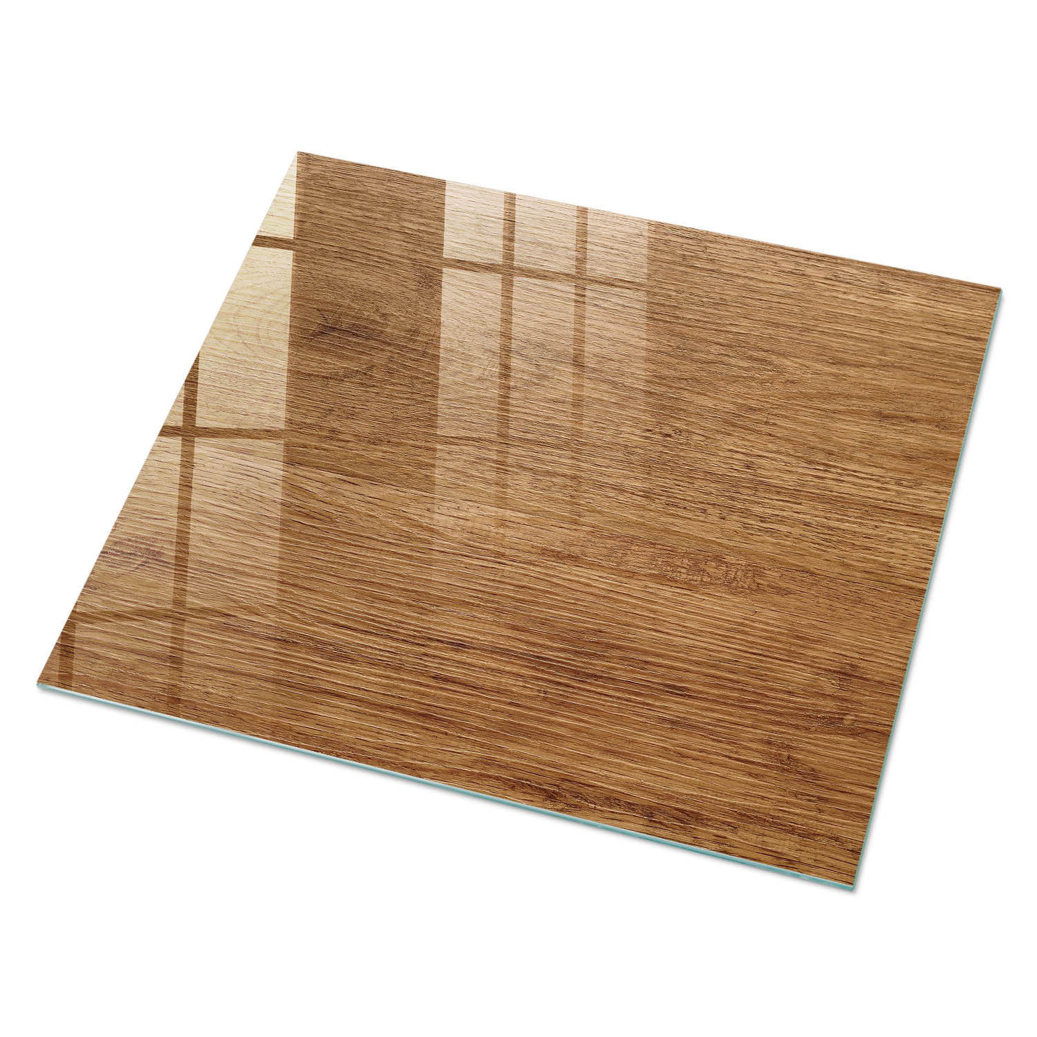 GLASPLATTE 80x60 cm – Naturholz - Braun, Glas (0.4/80/60cm) - ArtPrintCave