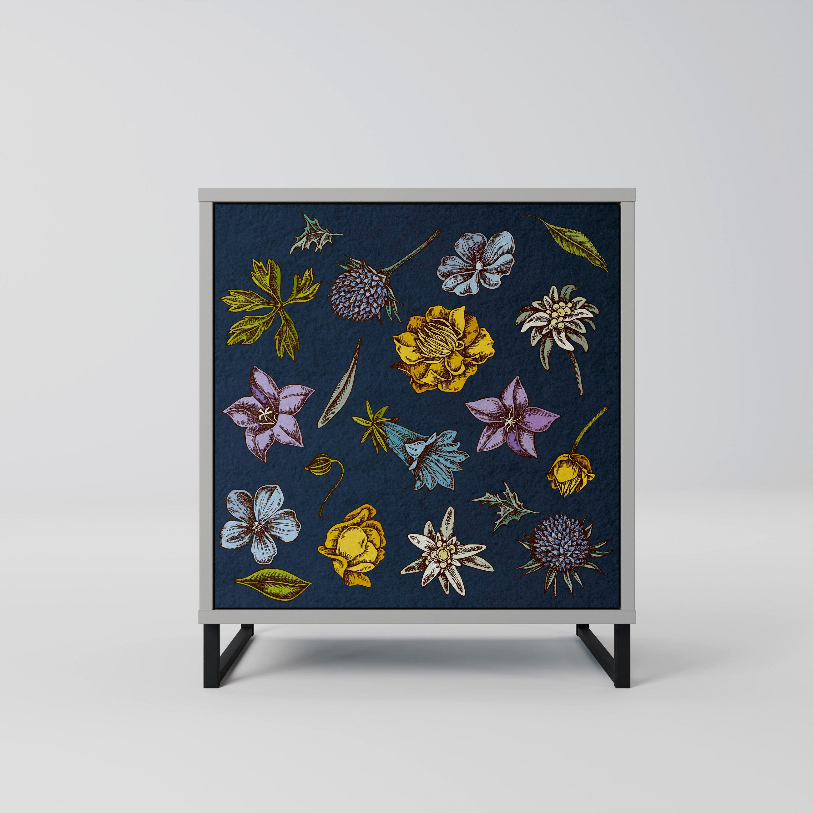 SpaceRebels Sideboard Grau 57.5x67.5x42 cm