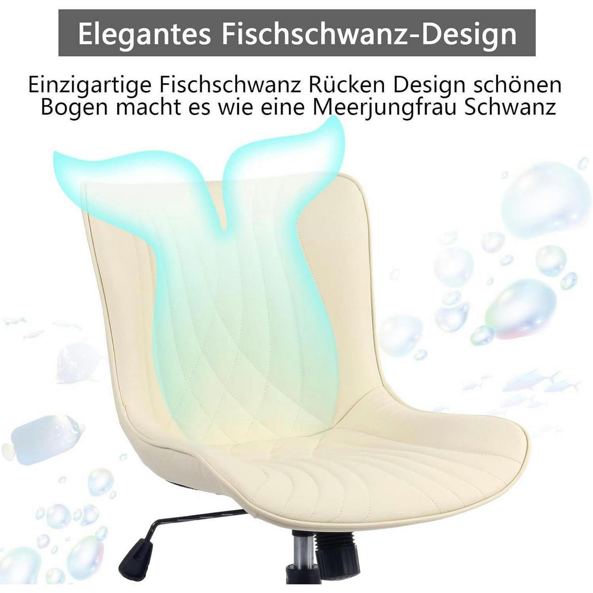 BÜROSTUHL Ergonomisch Beige - Beige, Kunststoff (60/78.5/42.4cm)