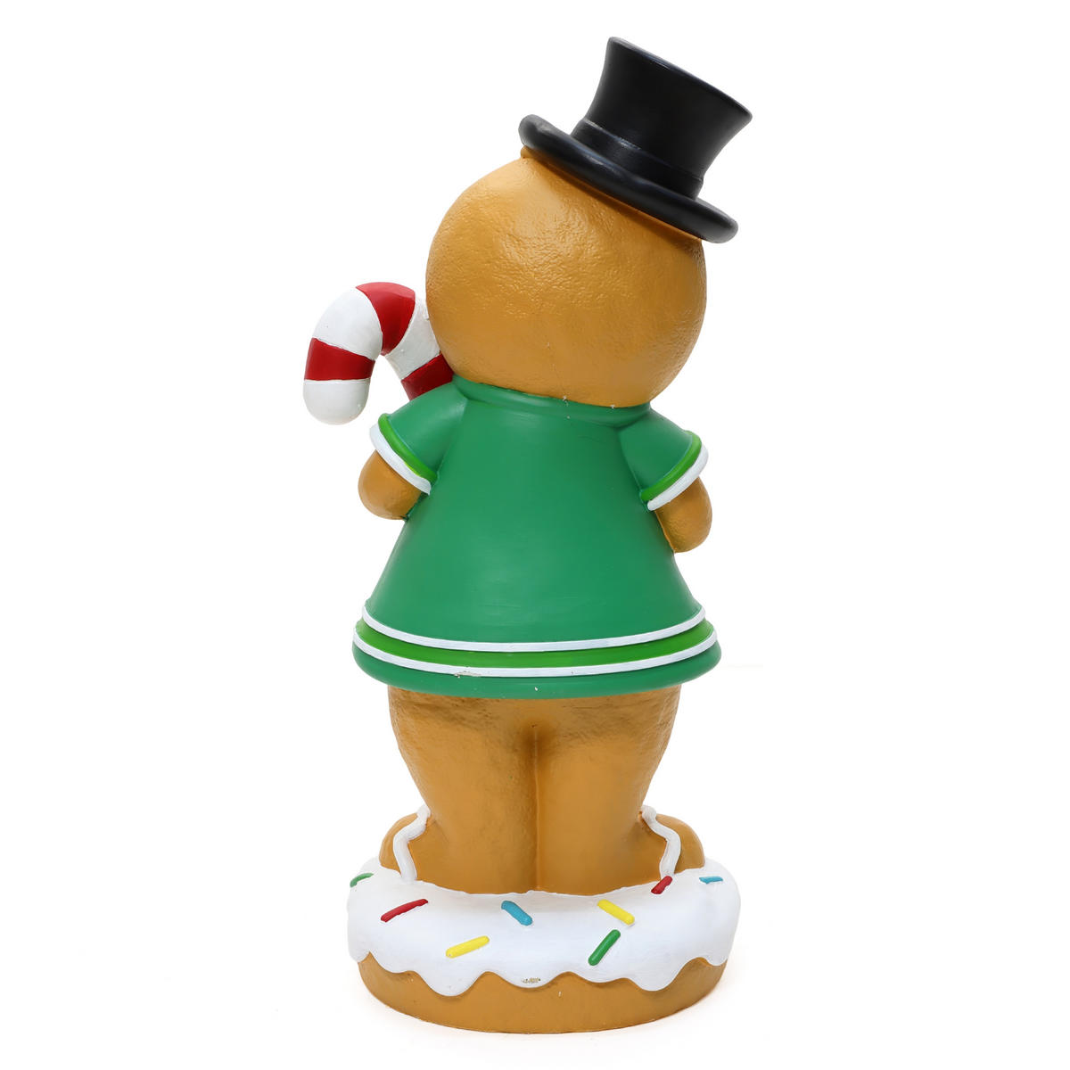 LEBKUCHENMANN Stehfigur 61CM HTHD0367-S - Braun, Stein (23/61/27.5cm) - Hometopia