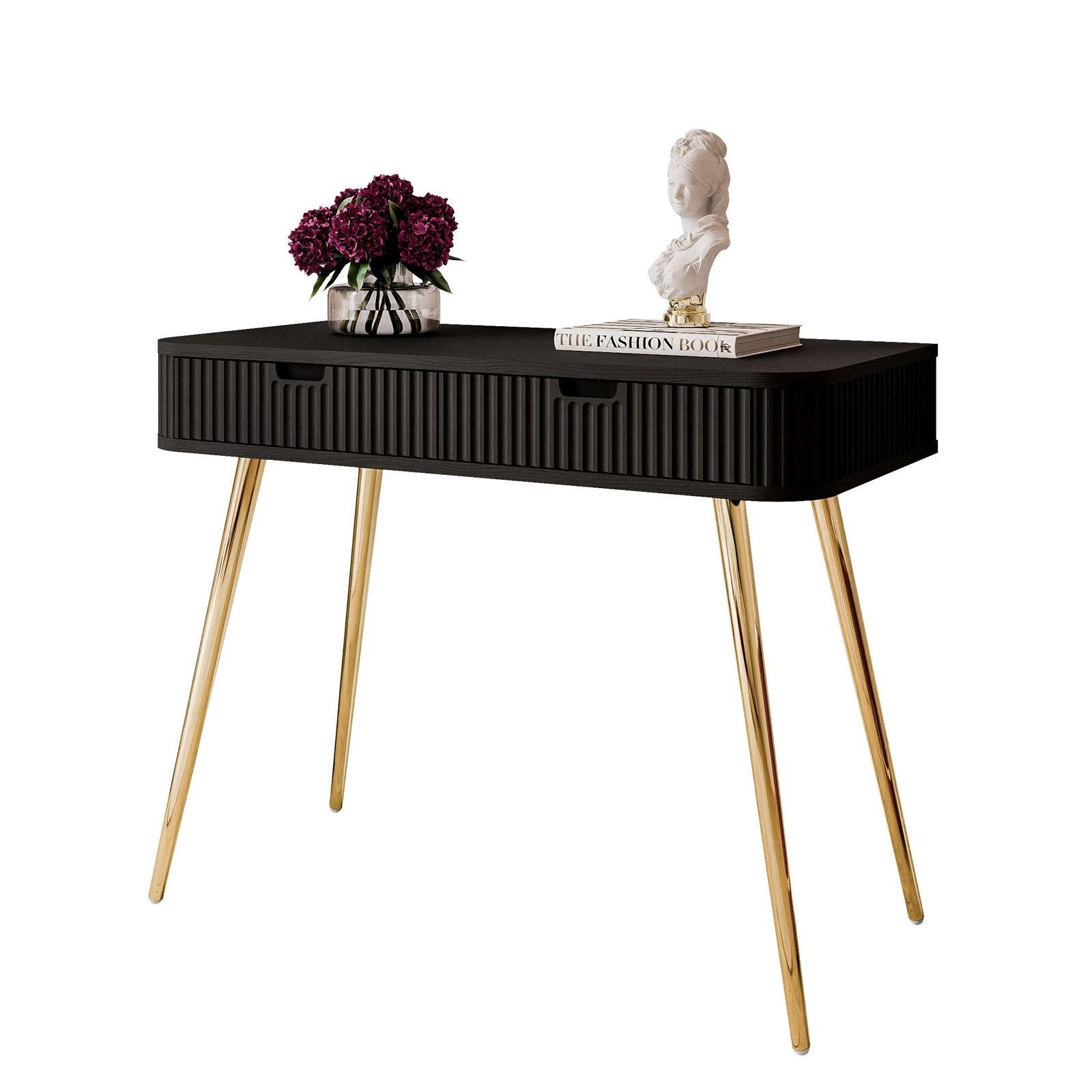 Lookway Konsole Schwarz 103x80x49 cm