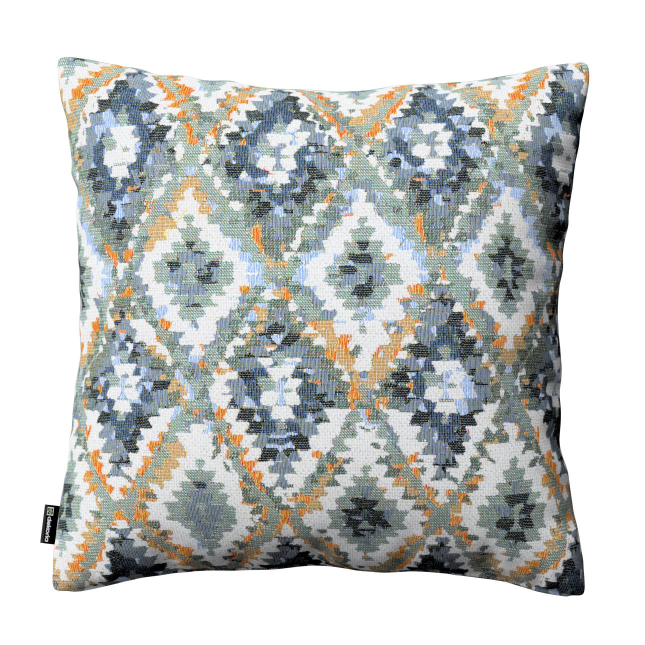 KISSENHÜLLE Cosy Home blau- weiß, 43x43 cm - Blau/Weiß, Textil (43/43cm) - Dekoria