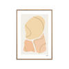 POSTER mit Rahmen N. Atelier - Trois Morceaux - Eichefarben/Naturfarben, Holz/Papier (30/40cm) - Poster&Frame