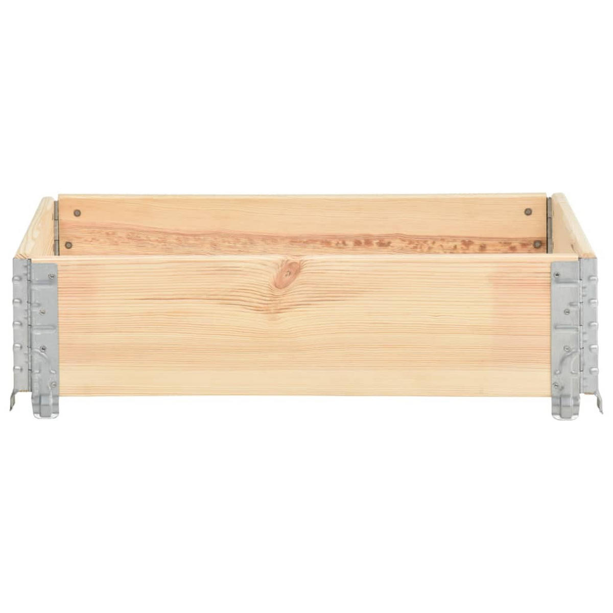 HOCHBEET 60x80 cm Kiefer Massivholz - Braun, Holz (80/19/60cm) - furnicato