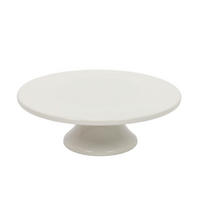 KUCHENPLATTE aus Keramik Nora Weiß 28/28/9 cm - Weiß, Keramik (28/9cm) - Secret de Gourmet