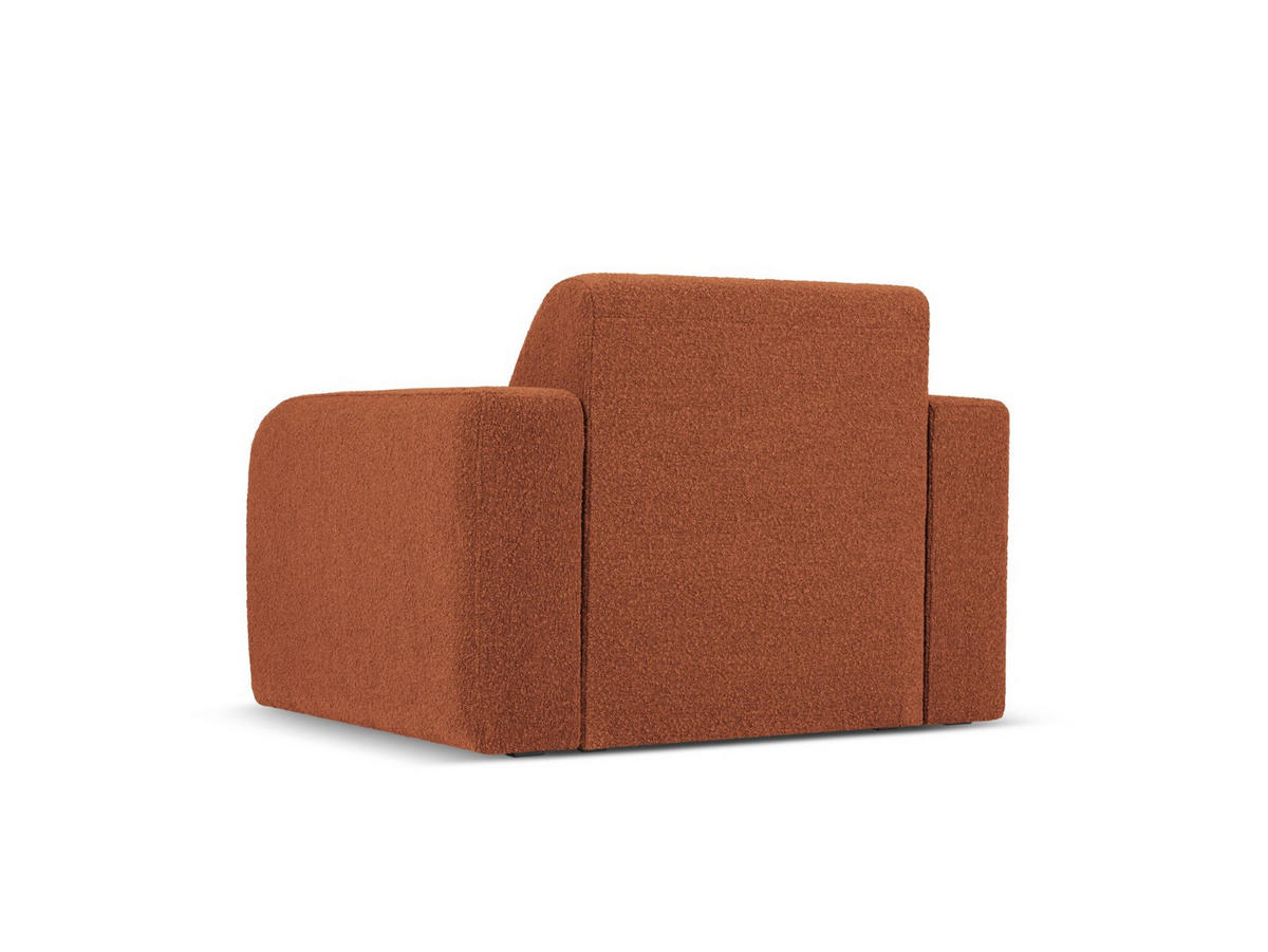 SESSEL Molino aus Boucle braun - Braun, Textil (95/72/105cm) - Micadoni