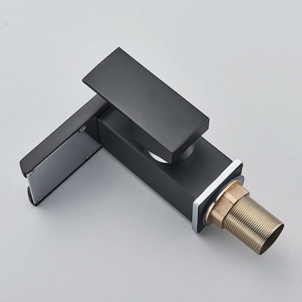 WASCHTISCHARMATUR mit digitalem Display, Weiß - Weiß, Metall (10.5/17.5/5cm) - Kaket