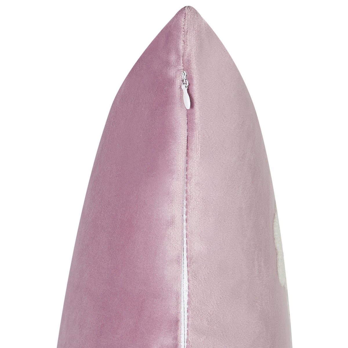 DEKOKISSEN 2er-Set Violett 45/45 cm Echinacea - Violett, Textil (45/45cm) - Beliani