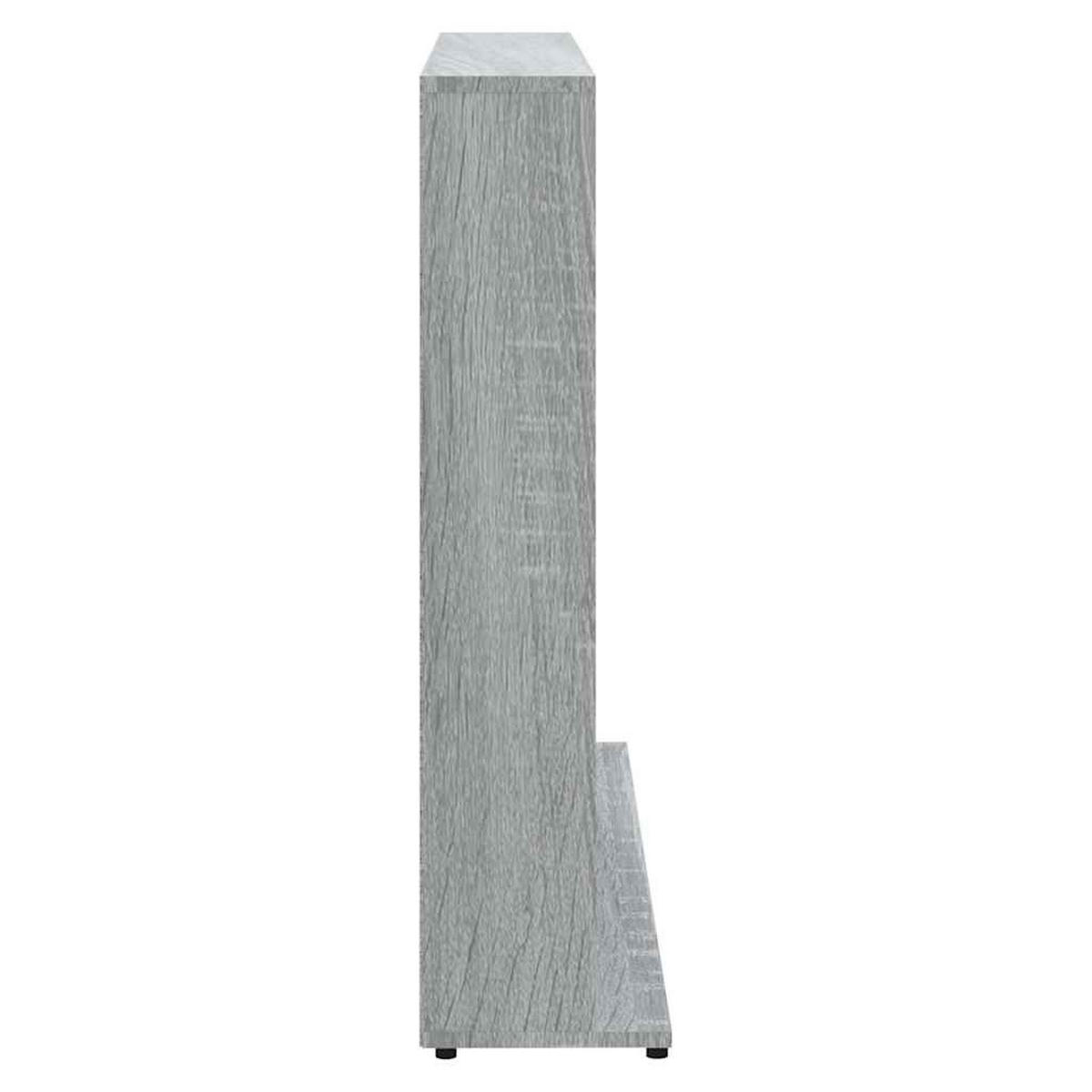 CD-REGAL Grau Sonoma 100/23/89,5 Cm Holzwerkstoff - Grau, Holzwerkstoff (23/89.5/100cm) - vidaXL