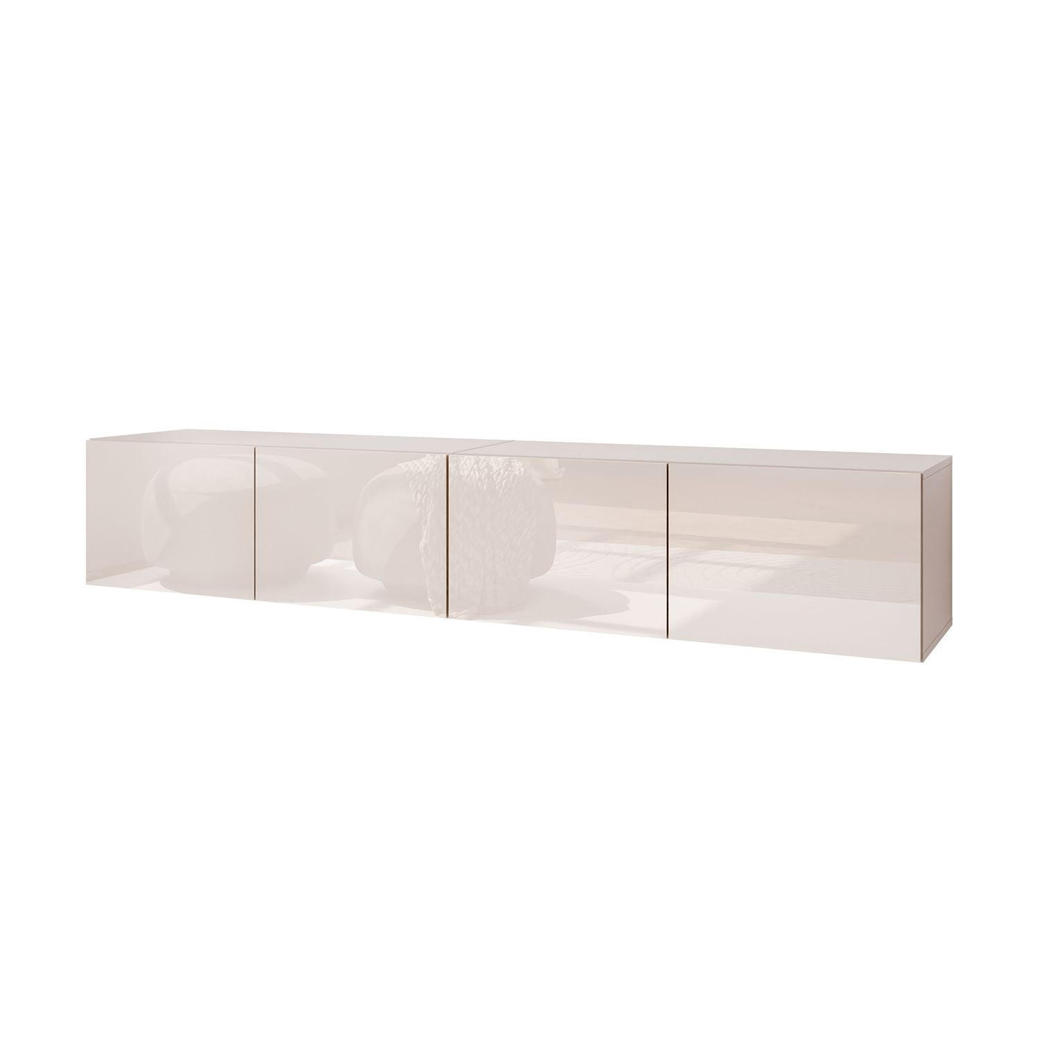 TV-SCHRANK COLGANTE 200 Kaschmir Hochglanz ohne LED - Kaschmir, Holzwerkstoff (200/36/40cm) - Lookway